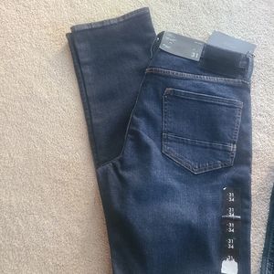 Men's silver jeans